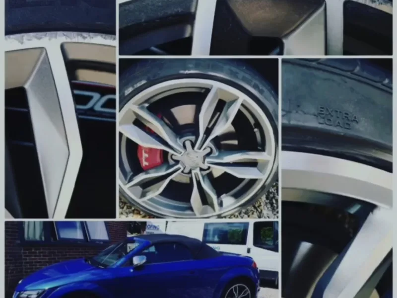 Audi TT Convertible Alloy Wheel Refurbishment