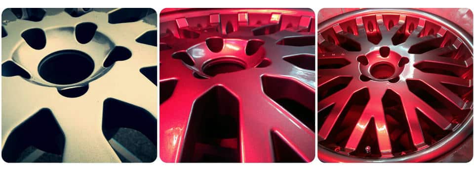 alloy wheel refurb UV curing
