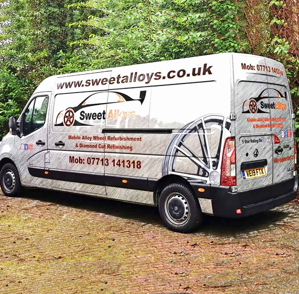 Mobile Alloy Wheel Refurbishment Van